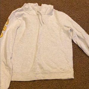 Grey emojis date sweater